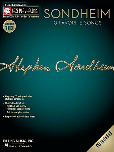 Sondheim: Jazz Play-Along Volume 183 by Stephen Sondheim