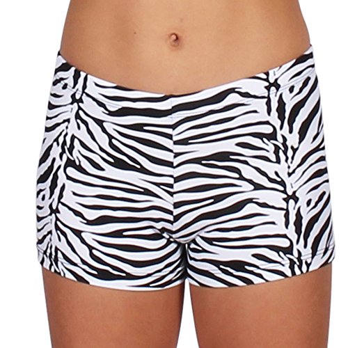 Algopix Similar Product 7 - Gia Mia Girls Print Dance Short Small