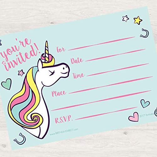 Algopix Similar Product 3 - Birthday Direct Unicorn 8ct Fillin