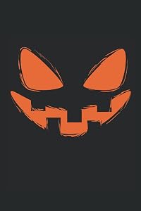 Spooky Halloween Pumpkin: Halloween Journal Style Note Book by WhistlePrint