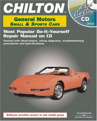 Total Car Care CD-ROM: General Motors Small & Sports Cars, 1982-2000 Retail Box by Chilton