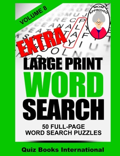 Extra Large Print Word Search Volume 8