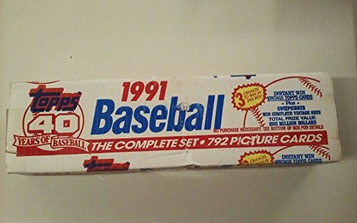 1991 Topps Baseball Card Factory Set Complete