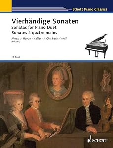 Sonatas for Piano Duet: 2 Pianos, 4 Hands by Walter Frickert