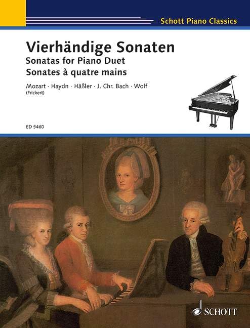 Sonatas for Piano Duet: 2 Pianos, 4 Hands by Walter Frickert