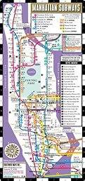 Streetwise Manhattan Bus Subway Map - Laminated Subway Map of New York City