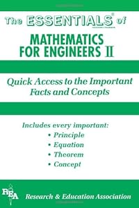 Essentials of Mathematics for Engineers 2 by Research and Education Association