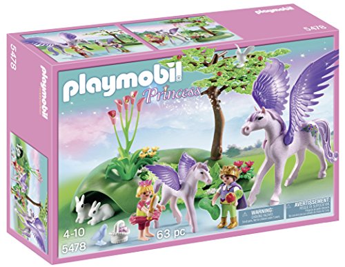 PLAYMOBIL Royal Children with Pegasus and Baby Playset