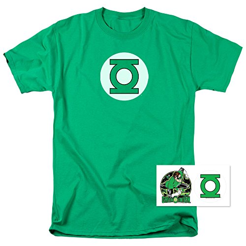 Green Lantern Logo T Shirt and Exclusive Stickers