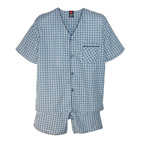 Hanes Men's Short Sleeve Short Leg Pajama Set