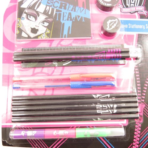 

Stationery set 'Monster High'black rose (14 pieces).