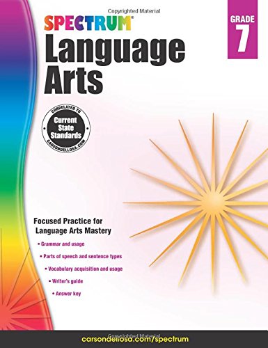 Spectrum Language Arts, Grade 7 by Spectrum  (Compiler)
