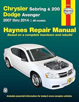 Chrysler Sebring &amp; 200 and Dodge Avenger: 2007 thru 2014, All models