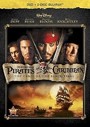Pirates of Caribbean: Curse of Black Pearl (Three-Disc Blu-ray / DVD Combo in DVD Packaging)