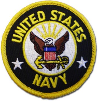 US Flag Store Navy Patch Flag, 3-Inch