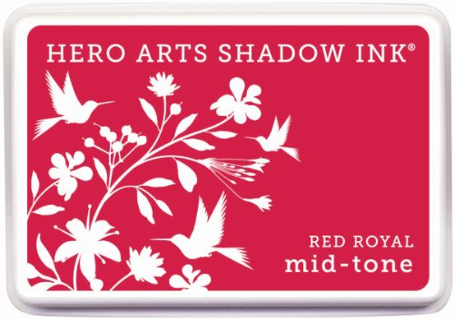 Hero Arts Rubber Stamps Royal Mid-Tone Shadow Ink Stamp Pad, Red