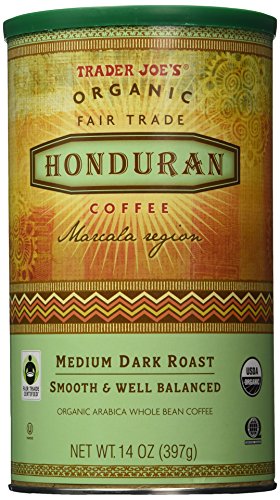 Trader Joe's Organic Fair Trade Honduran Whole Bean Coffee