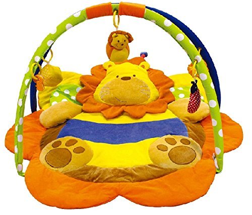 Alfombras de juego y gimnasio para bebés, mantas de actividades león. Regalo bebé