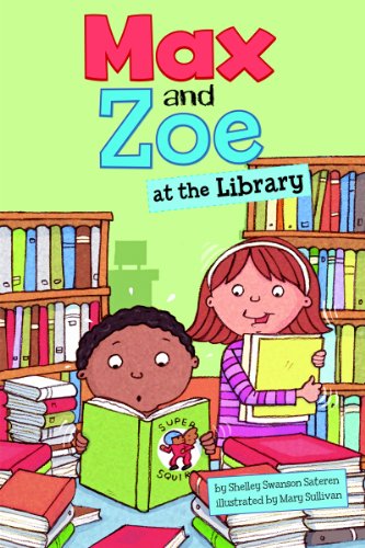 Max and Zoe at the Library by Shelley Swanson Sateren