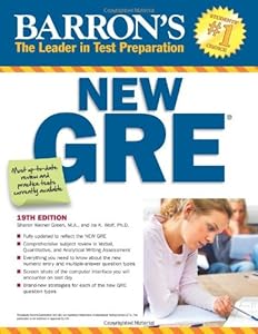 Barron's New GRE, 19th Edition (Barron's GRE)