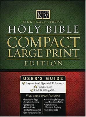 Holy Bible: King James Version, Black, Compact