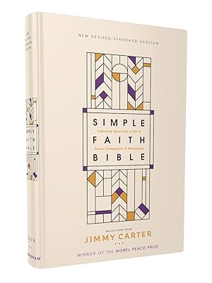 NRSV, Simple Faith Bible, Hardcover, Comfort Print: Following Jesus into a Life of Peace, Compassion, and Wholeness