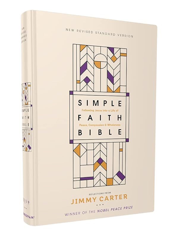 NRSV, Simple Faith Bible, Hardcover, Comfort Print: Following Jesus into a Life of Peace, Compassion, and Wholeness by Zondervan
