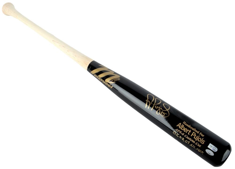 

Signed Albert Pujols Bat w/ 05, 08, 09 NL MVP - MLB - Autographed MLB Bats