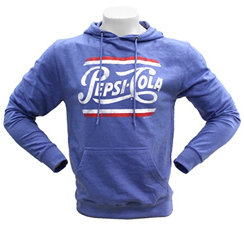 French Terry Pepsi Hooded Sweatshirt | Poly Cotton Blend | Classic Look