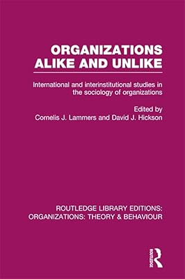 Organizations Alike and Unlike (RLE: Organizations): International and Inter-Institutional Studies in the Sociology of Organizations (Routledge Library Editions: Organizations)