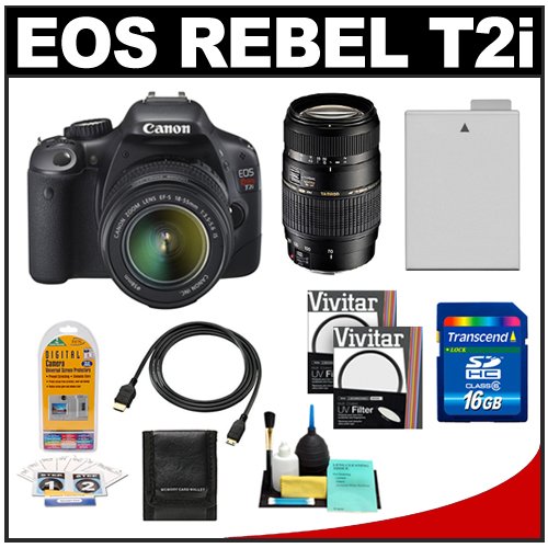 Black Friday Canon EOS Rebel T2i Digital SLR Camera & 1855mm IS Lens