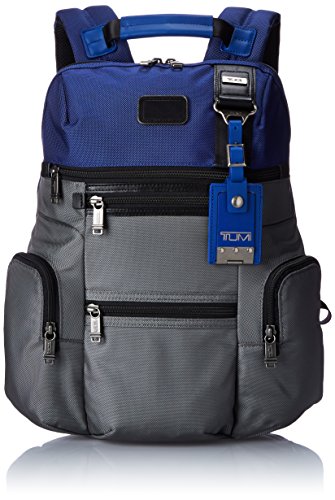 2015款 Tumi 塔米 Alpha Bravo Day Knox Backpack 蓝灰配色双肩包