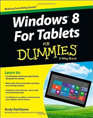 Windows 8 for tablets for dummies