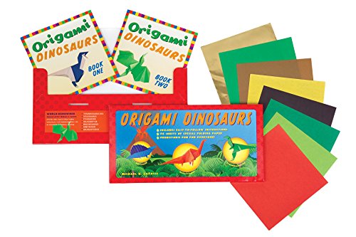 Origami Dinosaurs Kit: [Origami Kit with 2 Books, 98 Papers, 20 Projects]