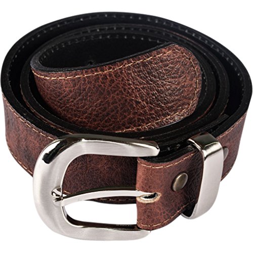 Atitlan Leather Men's Leather Money Belt with Interchangeable Buckle