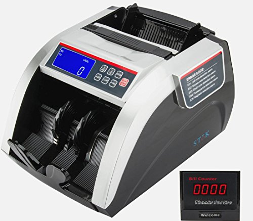 SToK ST-MC03 Note Counting Machine with Fake Note Detector & LCD Display- 1 Year Warranty