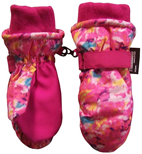 N'Ice Caps Girls and Toddlers Thinsulate and Waterproof Printed Mittens