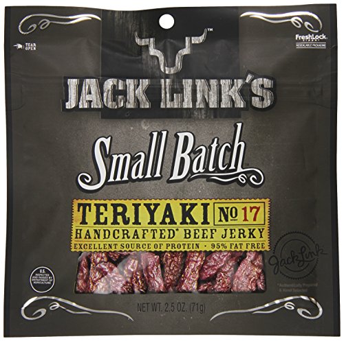Jack Link's Small Batch Beef Jerky, Teriyaki, 2.5 Ounce (Pack of 2)
