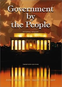 Government by the People, National Version, 20th Edition by J. W. Peltason