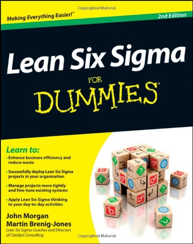 Lean Six Sigma For Dummies by John Morgan