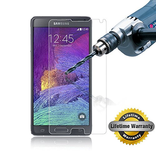 Samsung Galaxy Note4 Screen Protector, SOOYO(TM) Premium Tempered Glass Screen Protector (2.5D Round Edge/99% Clarity/Shatter-Proof/Bubble Free) for Samsung Galaxy Note4 [Lifetime Warranty]-[1Pack]