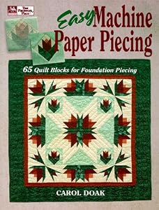 Easy machine paper piecing