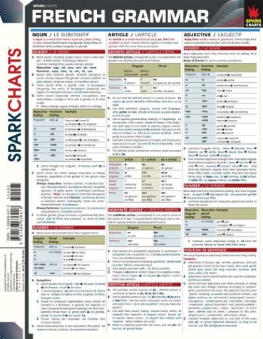 French Grammar (SparkCharts) by SparkNotes