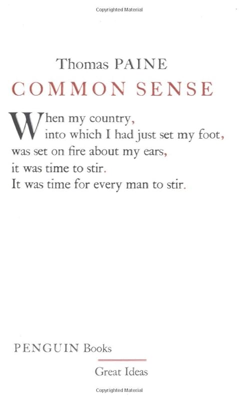 Common Sense by Thomas Paine