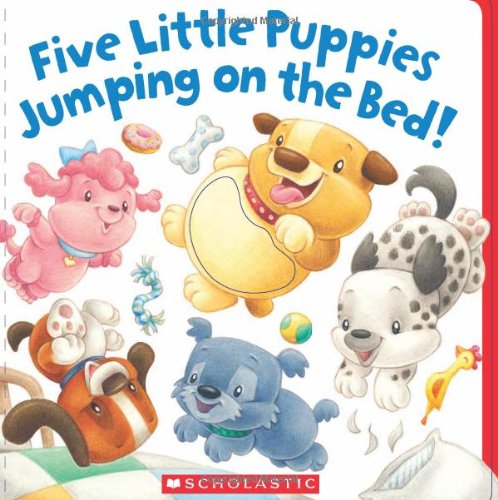 Five Little Puppies Jumping on the Bed by Aaron Zenz
