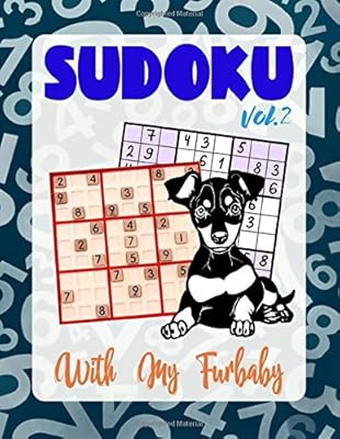 Sudoku With My Furbaby Vol.2: 200 Puzzles with 5 Difficulty Levels Puzzle Book For Miniature Pinscher Dog Owners and Puppy Lovers