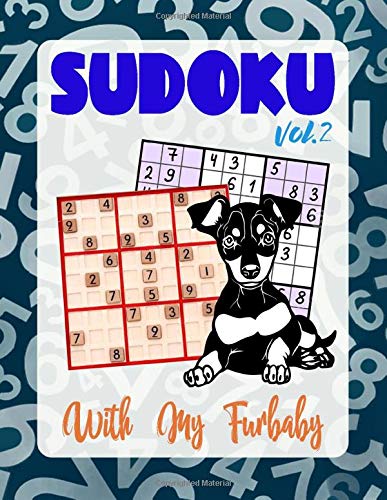 Sudoku With My Furbaby Vol.2: 200 Puzzles with 5 Difficulty Levels Puzzle Book For Miniature Pinscher Dog Owners and Puppy Lovers by Pretty Puppy