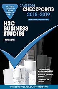 Cambridge Checkpoints HSC Business Studies 2018-19 and Quiz Me More