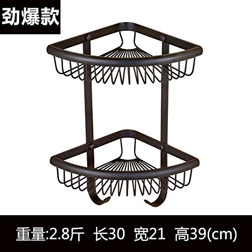 Algopix Similar Product 15 - Hlluya Bathroom Accessory Set Black A