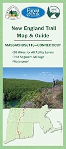 New England Trail Map &amp; Guide by Appalachian Mountain Club Books                       ,